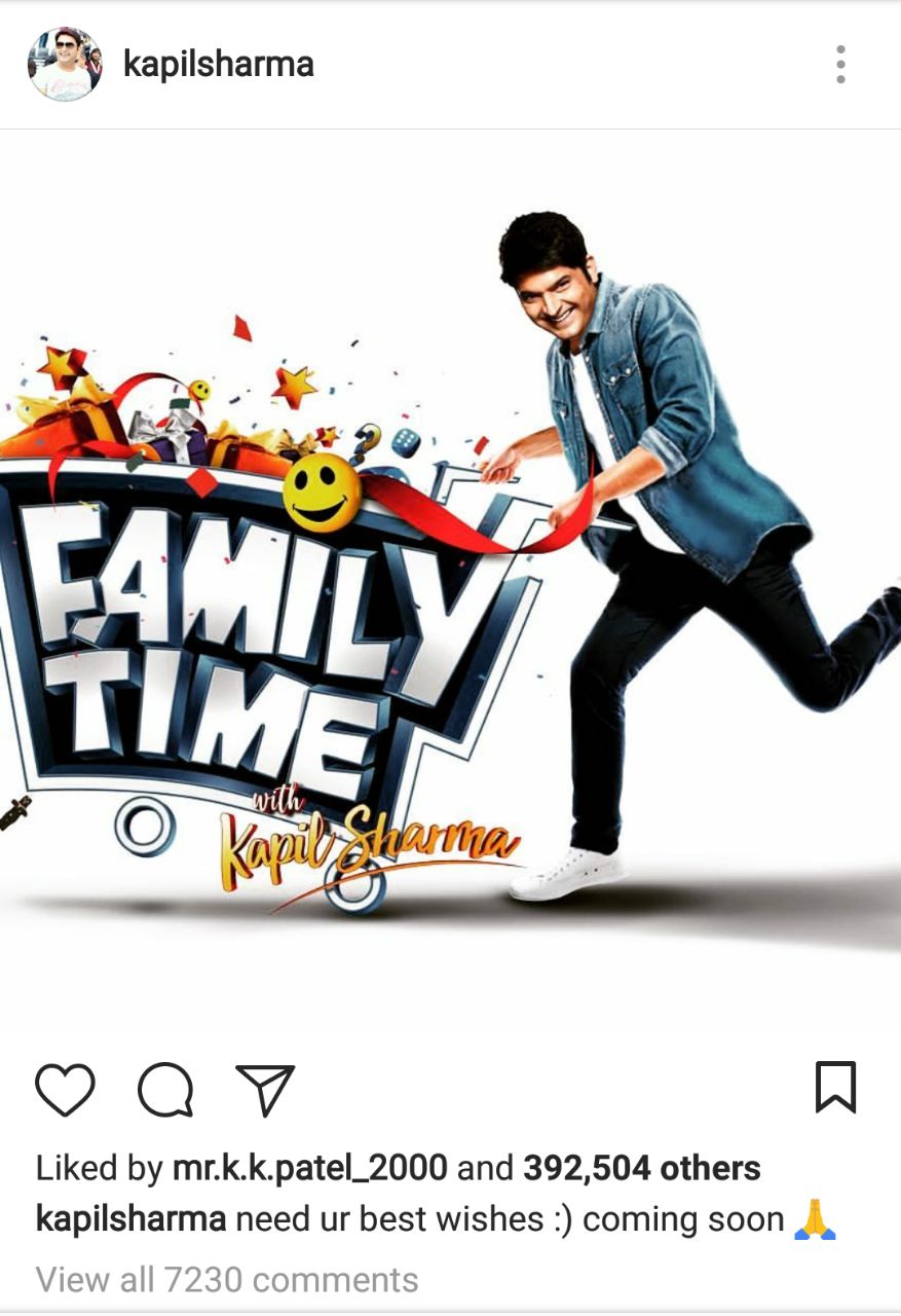 કપિલ શર્મા એકવાર ફરી ટેલિવિઝન પર નવા મનોરંજક શો સાથે જોવા મળશે 1 KP.com KS