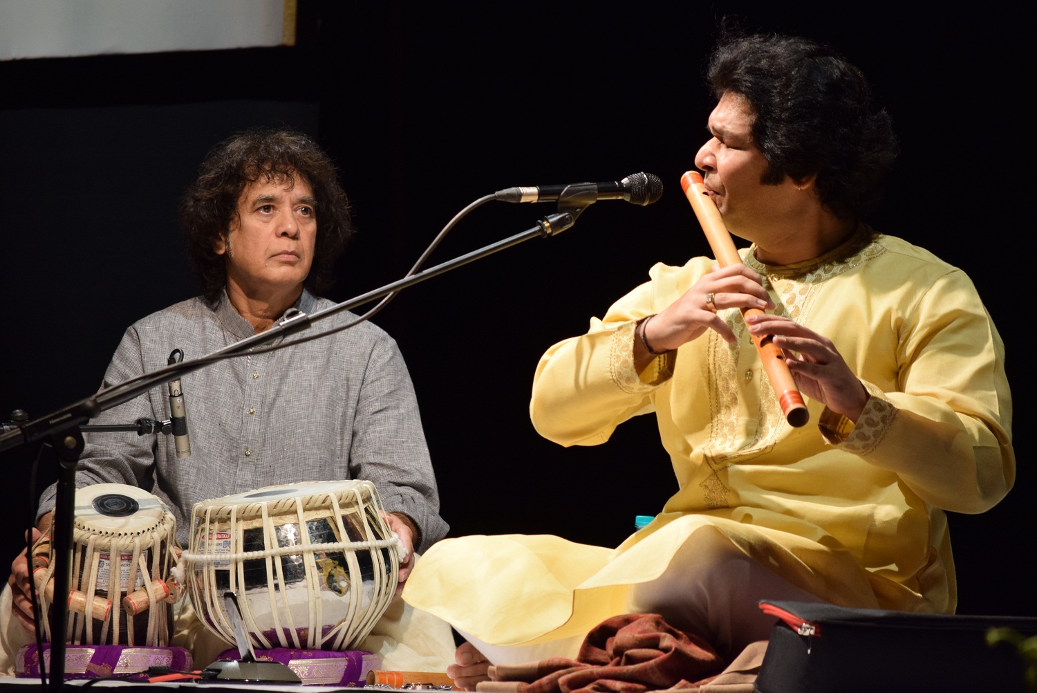 Zakir Hussain and Rakesh Chaurasia