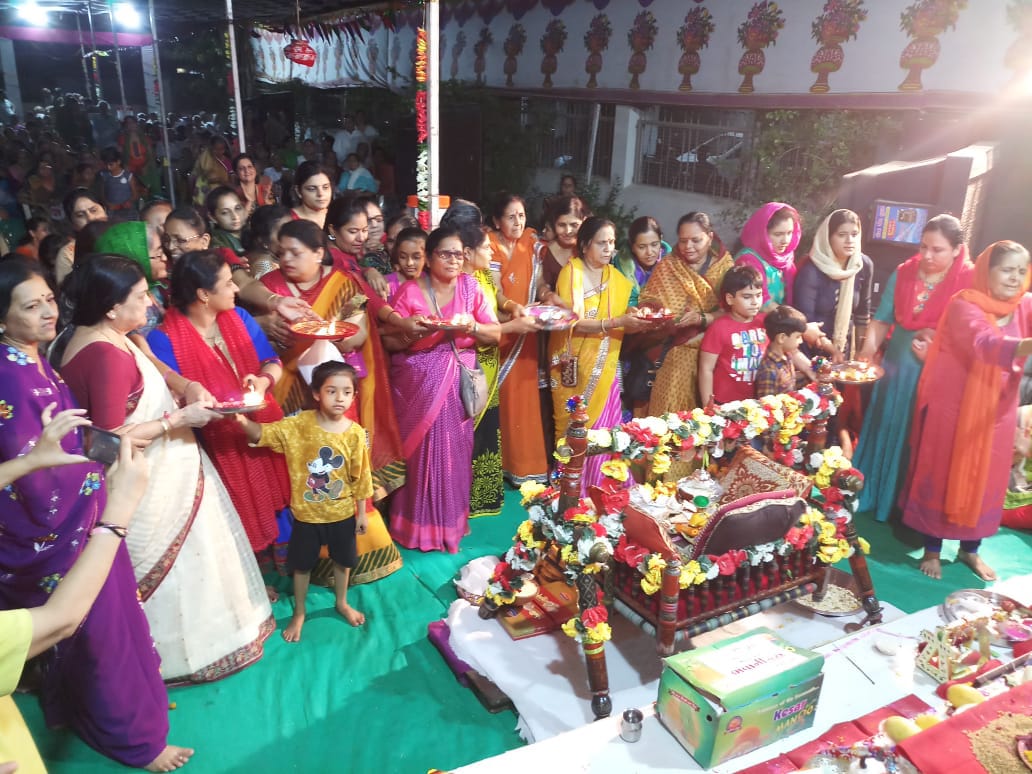 અગ્રવાલ ફ્લેટના રહિશો દ્વારા શ્રીમદ્ ભાગવત્ કથાનું આયોજન 3 KP.com Bhagvat Katha03