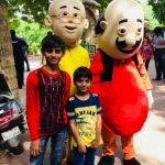 મોટુ-પતલુએ વસ્ત્રાપુર ગાર્ડનમાં નાટક રજૂ કરીને રોમાંચિત કર્યા 3 Motu Patlu