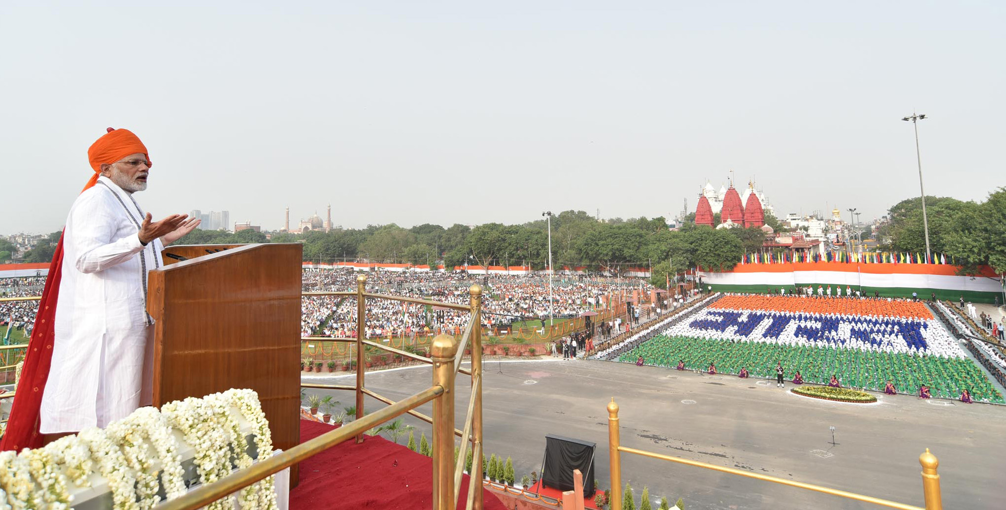 PM addresses nation from ramparts of Red Fort on 72nd Independence Day