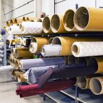 Rolls Of Fabric Factory Material Manufacturing