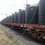 Water Send to Kerala by Train