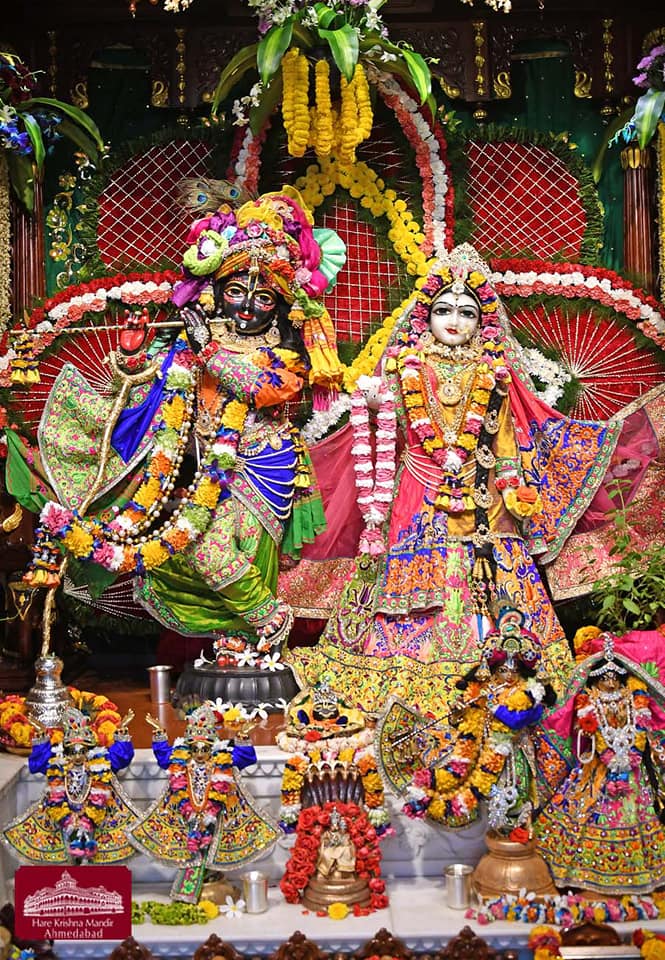 ભાડજ હરેકૃષ્ણ મંદિર ખાતે આજે રાધાષ્ટમીની ઉજવણી 1 harekrishna