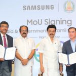 From L R Thiru S Krishnan Thiru Thangam Thennarasu Thiru MK Stalin and Mr. Ken Kang