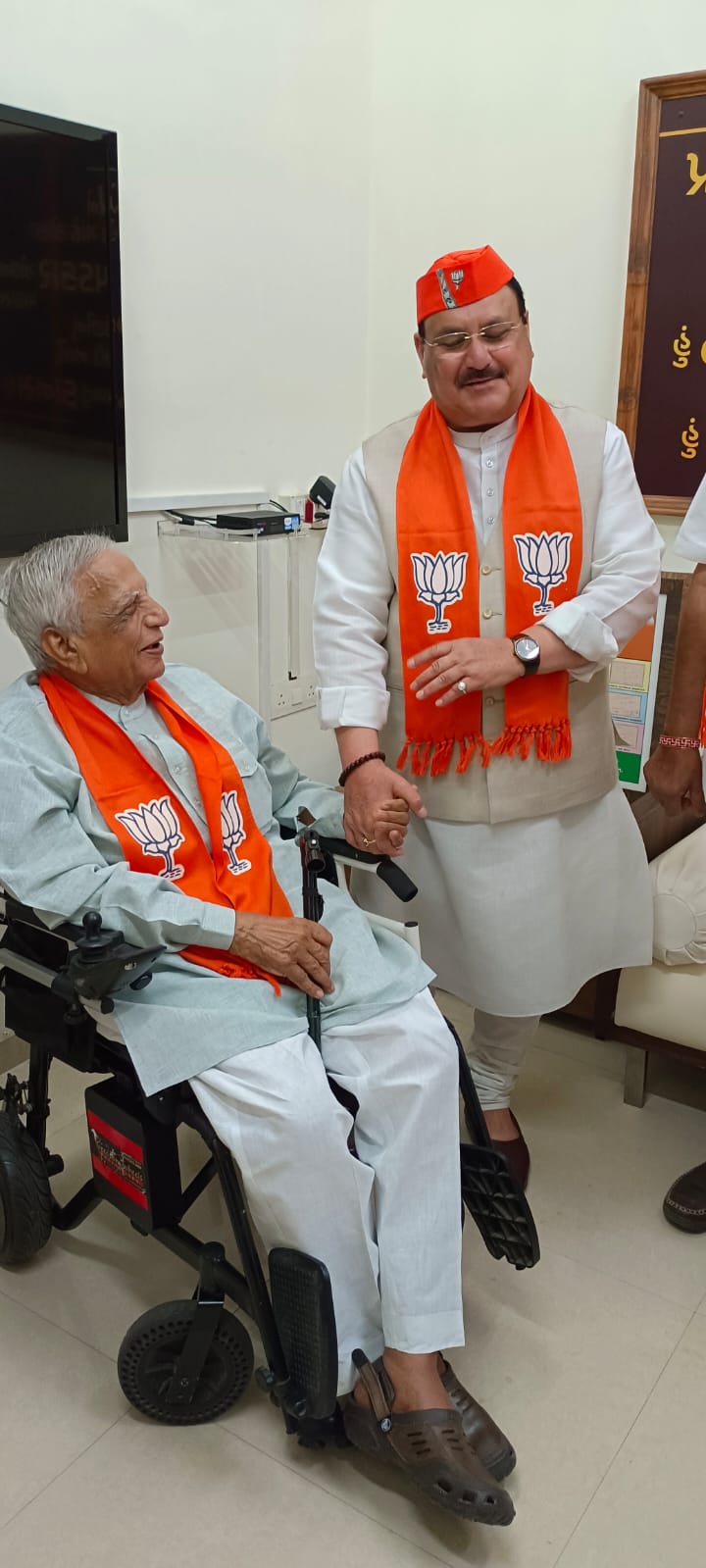 હું યુવા મોરચામાં સામેલ હતો ત્યારે ડો.સાહેબના આશીર્વાદ મળ્યા હતા અને આજે રાષ્ટ્રીય અધ્યક્ષ પદે રહી મળતા ધન્યતા અનુભવું છું. - રાષ્ટ્રીય અધ્યક્ષ શ્રી જે.પી.નડ્ડા 1 JPNadda