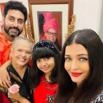 Aishvaria ray Mother birthday