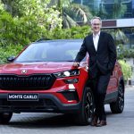 Mr Zac Hollis Brand Director with the new ŠKODA KUSHAQ Monte Carlo
