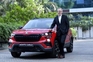 Mr Zac Hollis Brand Director with the new ŠKODA KUSHAQ Monte Carlo e1652187847329