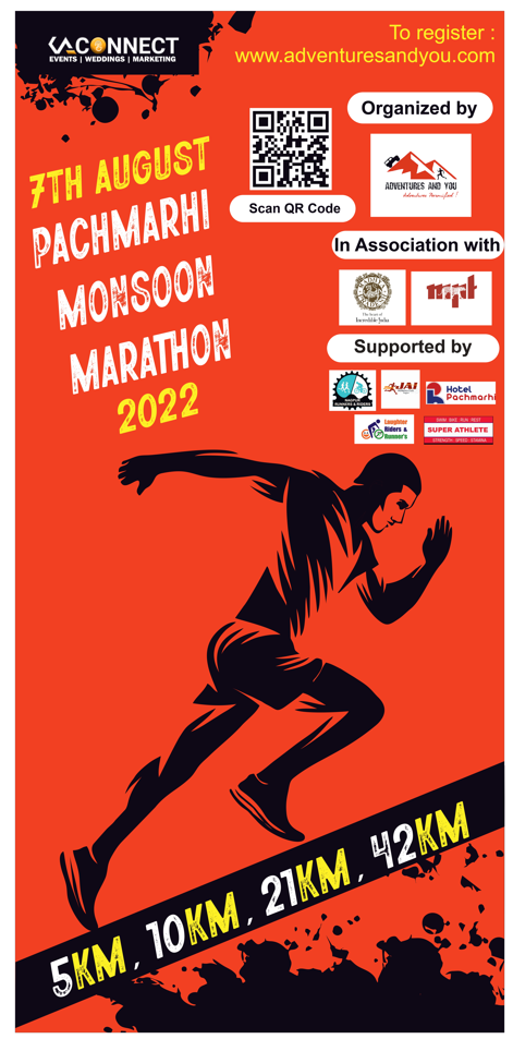 <strong>પચમઢી મોનસૂન મેરેથોનની ચોથી આવૃત્તિ</strong><strong> </strong><strong>7</strong><strong>મી ઓગસ્ટથી</strong> 1 maeathon