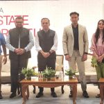 L to R Mr. Viral Shah Hon. Secretary CREDAI Ahmedabad Mr. Tejas JoshiPresident CREDAI Ahmedabad Mr. Chitrak Shah Co Founder MD Shivalik Group Vice