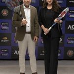 ભારતીય ટેનિસ દિગ્ગજ સાનિયા મિરઝા સોની સ્પોર્ટસ નેટવર્ક માટે ટેનિસ એમ્બેસેડર તરીકે નવી ભૂમિકા લે છે 2 Chief Revenue Officer – Distribution International Business and Head – Sports Business Sony Pictures Networks India Mr. Rajesh Kaul with Indian Tennis Legend Sania Mirza