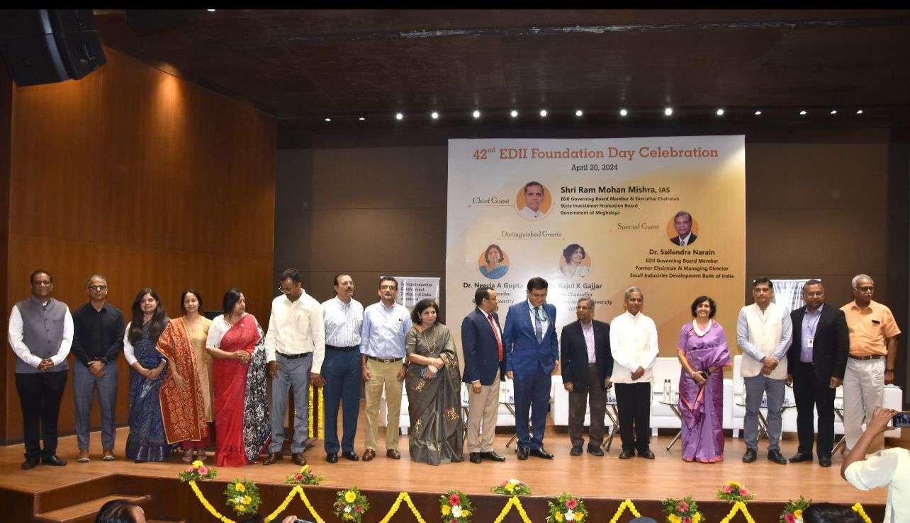 આંત્રપ્રિન્યોરશિપ ડેવલપમેન્ટ ઇન્સ્ટિટ્યૂટ ઑફ ઇન્ડિયા (EDII) પોતાનો 42મો સ્થાપના દિવસ સેલિબ્રેટ કર્યો 1 Image 2