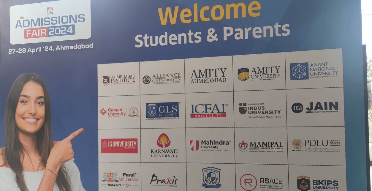 એડમિશન ફેર : ભારતભરની 30 થી વધુ યુનિવર્સિટીઓ અને કોલેજોના પ્રતિનિધિઓ આજે અમદાવાદમાં 1 admission fair 1