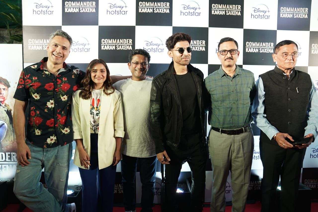 Mumbai Police officials gather for an exclusive viewing of Disney+ Hotstar's Commander Karan Saxena. 1 Disney Hotstar