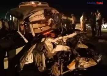 terrible accident occurred in Sirohi near Ambaji, 6 people died