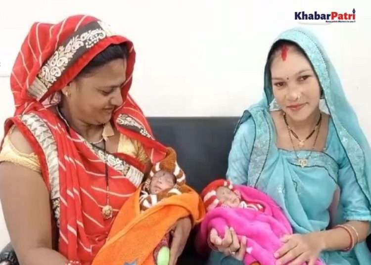 A pregnant woman suffering from blood cancer gave birth to twins in Madhya Pradesh