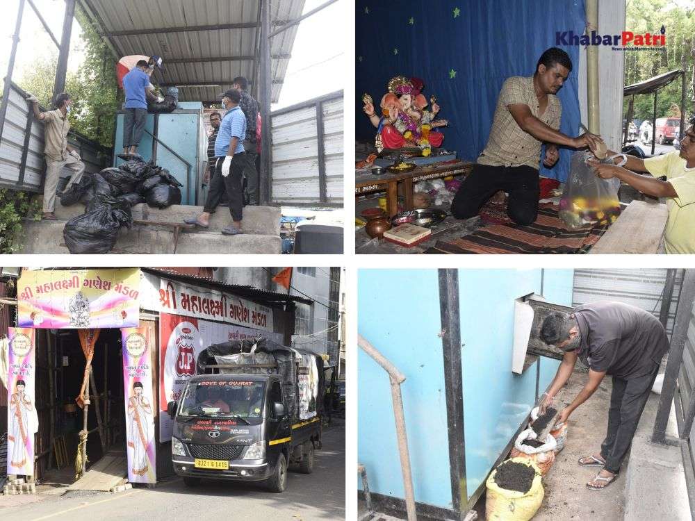 કચરામાંથી કંચન બનાવતી નવસારી નગરપાલિકા, 16 ટન પૂજાપાનું ખાતર બનાવ્યું 1 Navsari Municipality, which manufactures Gold from waste, composted 16 tonnes of poojapa