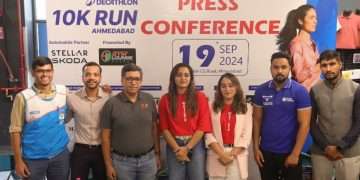 A 10 km health run was organized in Ahmedabad on September 29 on the occasion of "World Heart Day".