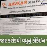 ગુજરાતમાં સૌથી મોટા આંતરાષ્ટ્રીય ડ્રગ્સ સિન્ડિકેટનો પર્દાફાશ, ડ્રગ્સની કિંમત જાણીને માથું પકડી લેશો 2 drugs 1