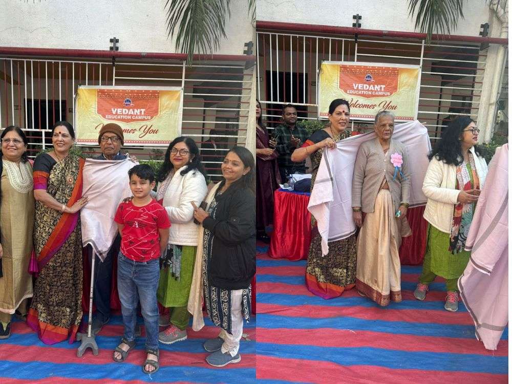વેદાંત ઇન્ટરનેશનલ સ્કૂલમાં ગ્રાન્ડ પેરેન્ટ્સ ડે દિવસની ઉજવણી કરાઈ 1 VEDANT