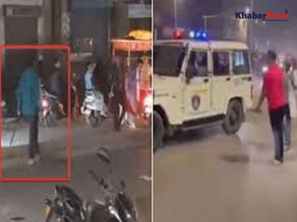 લુખ્ખાઓએ અમદાવાદ માથે લીધું, તલવાર જેવા ઘાતક હથિયારો વડે પોલીસની હાજરીમાં આતંક મચાવ્યો 1 gunda