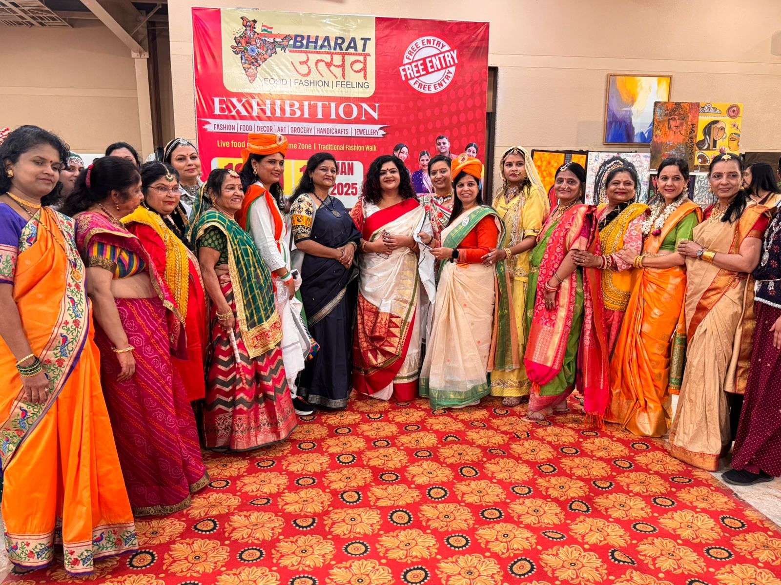 ભારતીય સંસ્કૃતિની વિવિધતા દર્શાવતા "ભારત ઉત્સવ"નો પ્રારંભ 1 WhatsApp Image 2025 01 10 at 18.18.02