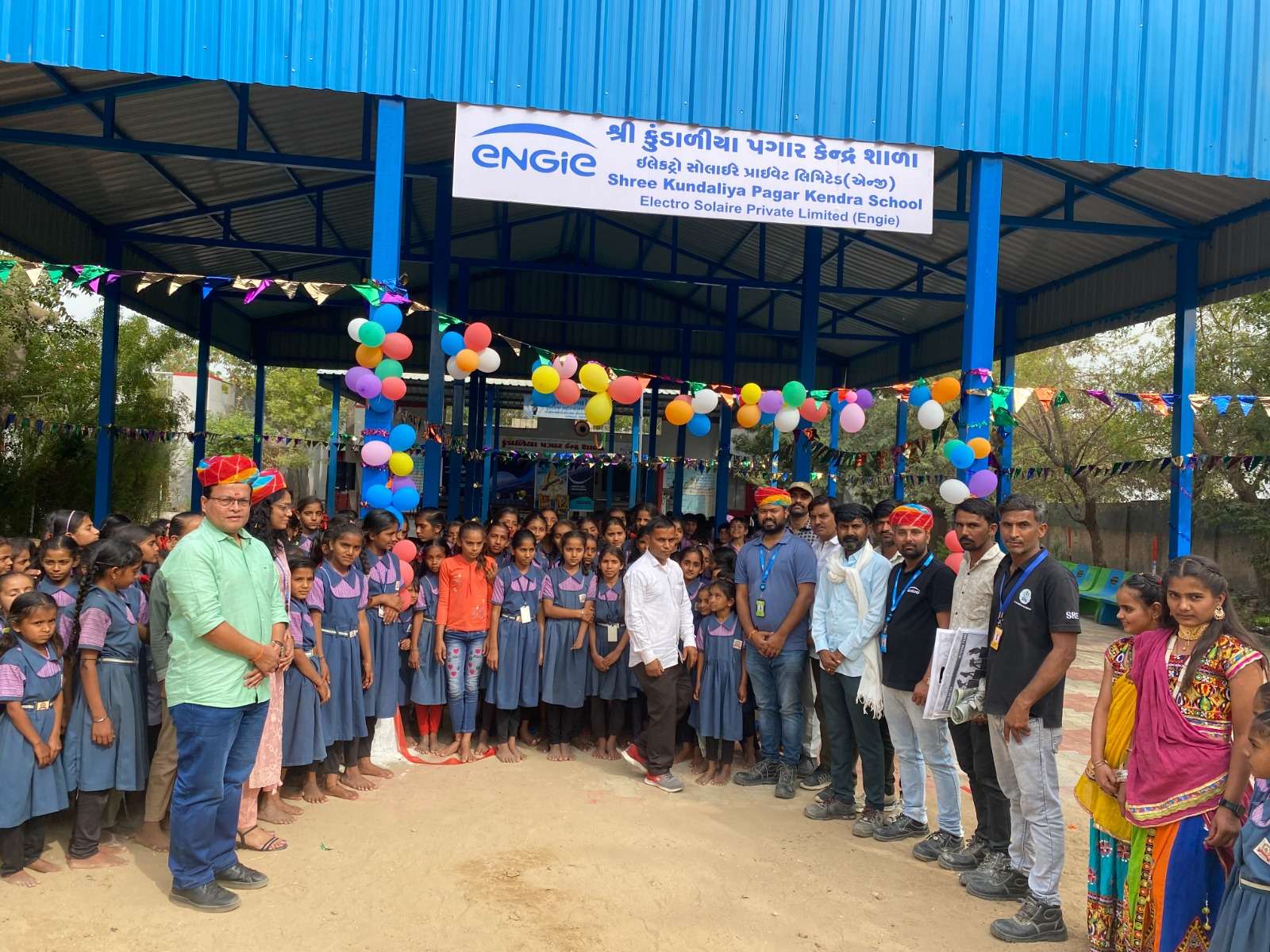 ENGIE એ વાવ તાલુકામાં શ્રી કુંડલિયા પગાર કેન્દ્ર શાળામાં નવું શેડ બનાવી આપ્યું 1 WhatsApp Image 2025 02 26 at 19.44.28