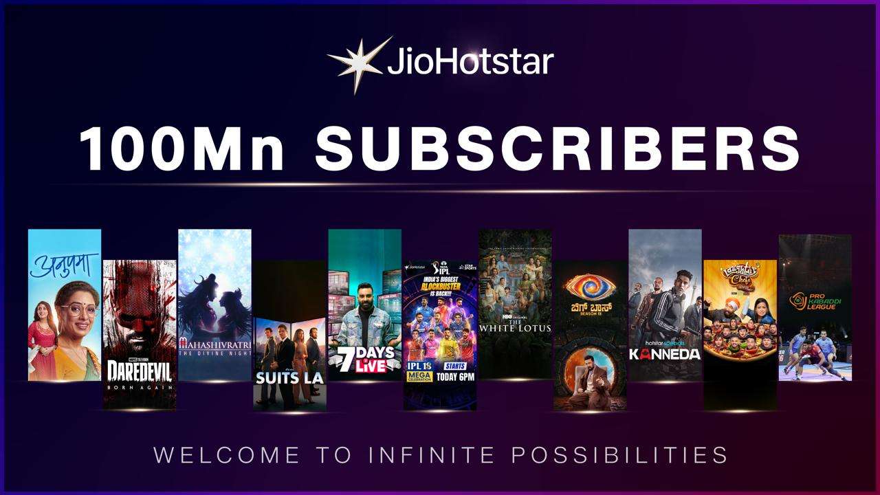 JioHotstar એ પાર કર્યો 10 કરોડ સબ્સક્રાઇબરનો આંક, મનોરંજન ક્ષેત્રે મેળવી ઐતિહાસિક સિદ્ધિ 1 WhatsApp Image 2025 03 28 at 11.19.29