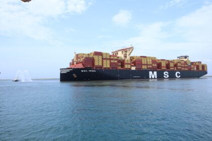 Worlds largest container ship MSC IRINA 1