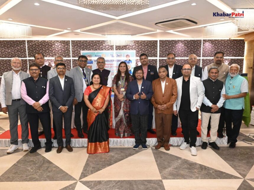 રોટરી ક્લબ આદર્શ અમદાવાદ દ્વારા વર્ષ 2025 -2026 માટેનો ઇન્સ્ટોલેશન સેરેમીનીનું આયોજન કરાયું 1 adarsh ahmedabad