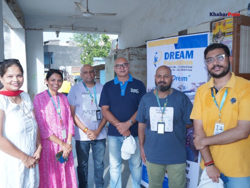 ડ્રીમ ફાઉન્ડેશને TTEC ઇન્ડિયા ફાઉન્ડેશનની સહયોગિતામાં ચોપડા વિતરણ કાર્યક્રમ યોજાયો 1 ahmedabad 1