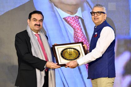 Gautam Adani Chairman Adani Group with Dr Arvind Kulkarni President SMISS AP 2025