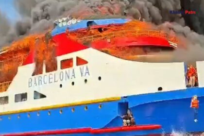 Ship fire