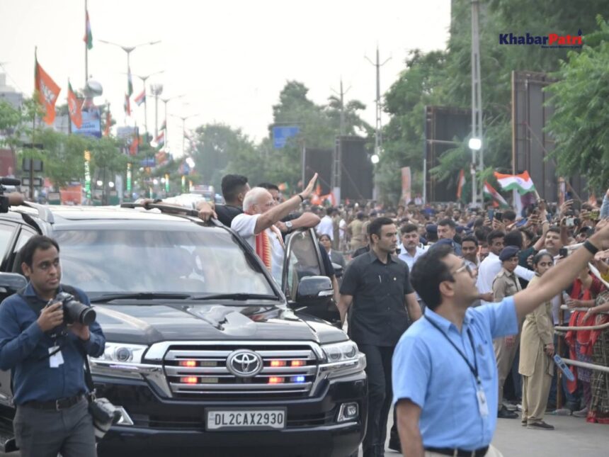 PMનો બે દિવસ ગુજરાત પ્રવાસ, અમદાવાદમાંથી અમેરિકાનું નામ લીધા વગર આપ્યો ટ્રમ્પનો જવાબ 1 pm modi