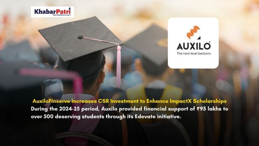 ઓક્સિલો ફિનસર્વે "ImpactXસ્કોલરશીપ પ્રોગ્રામ" અંતર્ગત શિષ્યવૃતિના વિસ્તરણ માટે CSR રોકાણને બમણું કર્યું 1 WhatsApp Image 2025 09 10 at 2.03.55 PM