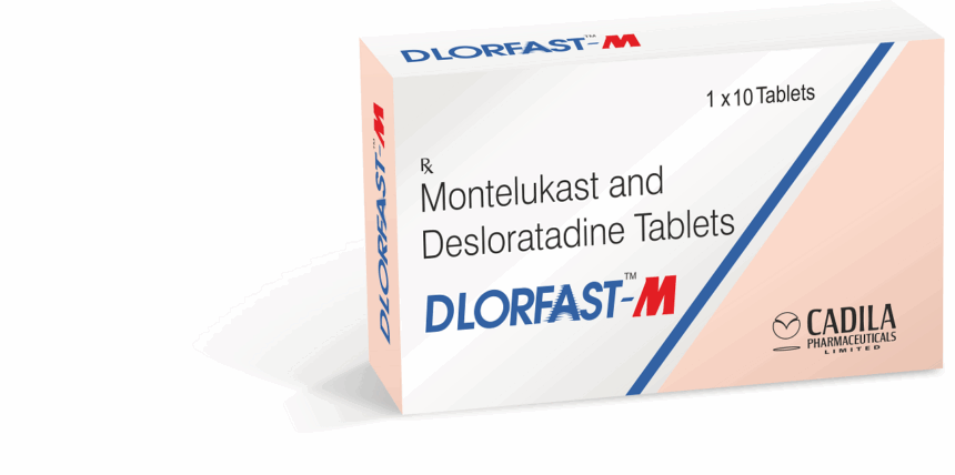 કેડિલા ફાર્માસ્યુટિકલ્સે એલર્જીમાં રાહત આપતી Dlorfast-M ટેબ્લેટ્સ લોન્ચ કરી 1 Dlorfast M Pack 1