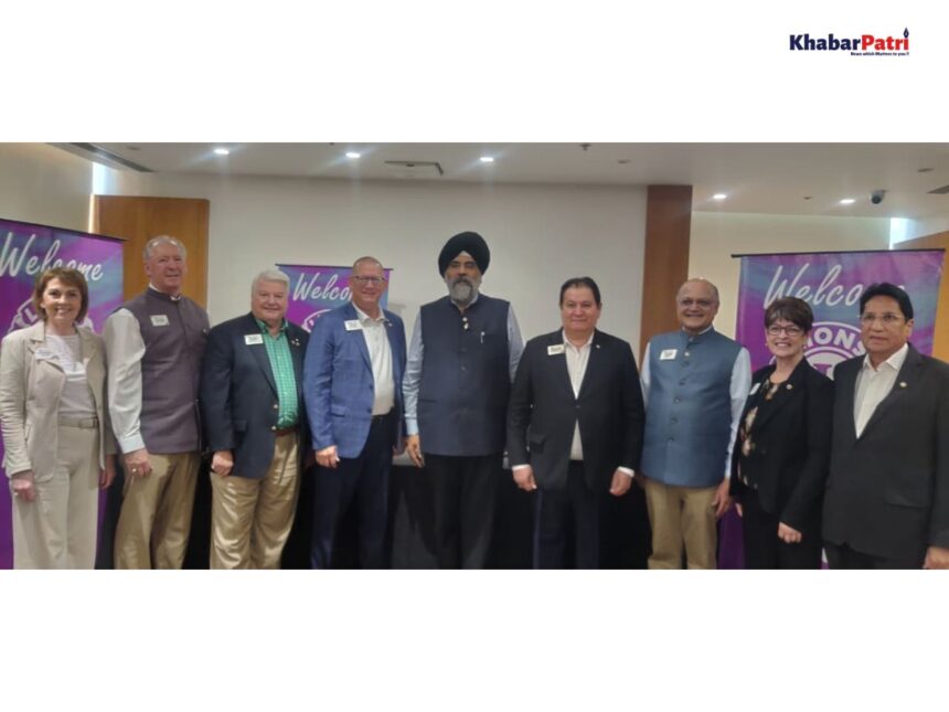 સેવા કાર્યોના અભ્યાસ કરવા માટે લાયન્સ ઇન્ટરનેશનલના ટોચના નેતાઓ અમદાવાદની મુલાકાતે 1 lions club