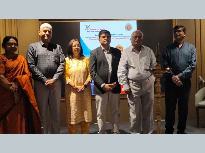 રુમેટોલોજી એસોસિએશન ગુજરાતે ચિકિત્સકો અને તાલીમાર્થી ડોકટરો માટે સંધિવા વિકાર પર શૈક્ષણિક બેઠકનું આયોજન કર્યું 1 amd 10