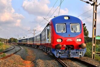 Trains from other countries are available from this railway station in India