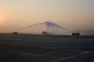 Commercial operations begin at Navi Mumbai International Airport with first arrival and departure flights
