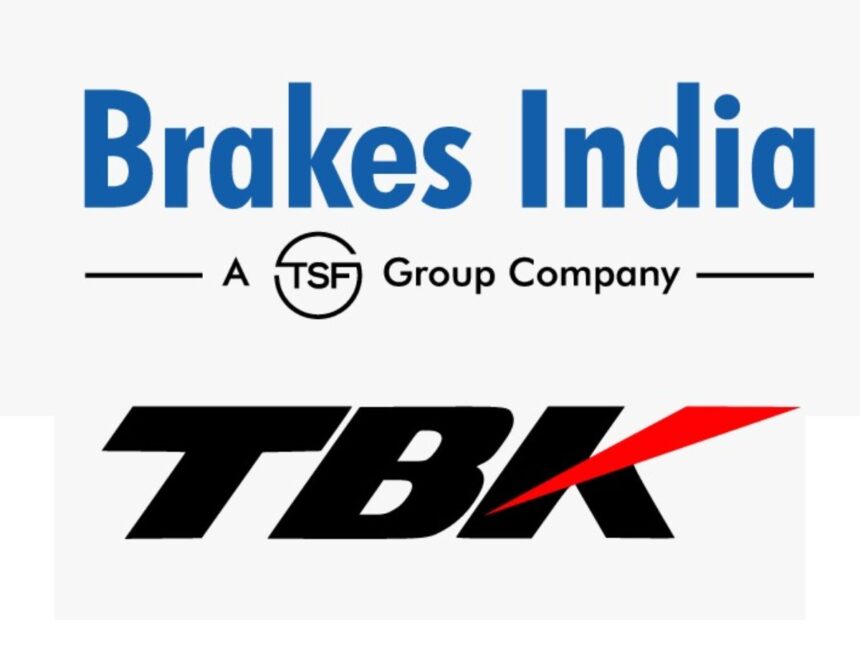 બ્રેક્સ ઇન્ડિયા અને TBK કંપની વચ્ચે વ્યૂહાત્મક વ્યાપાર સહયોગ ડિલ થઈ 1 tbk