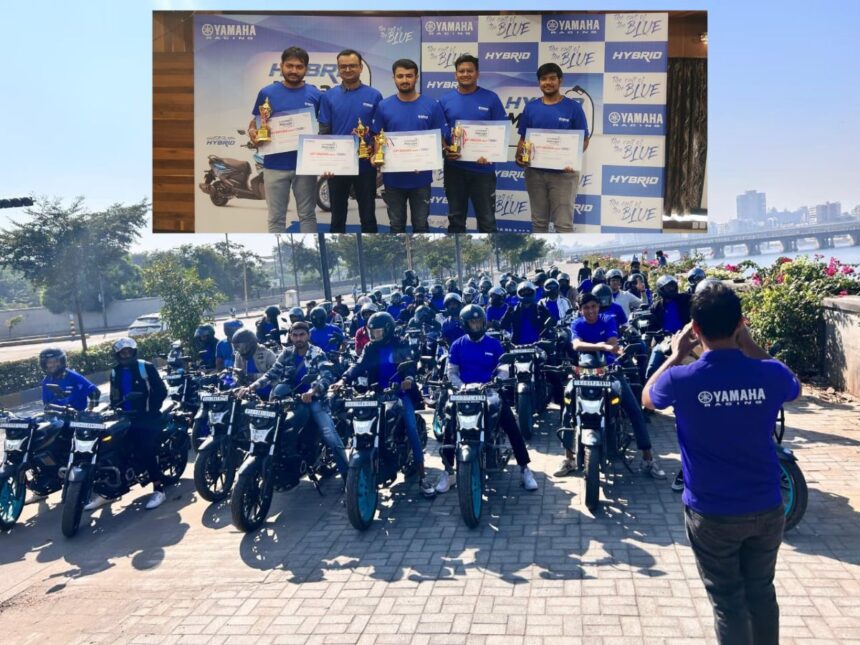 યામાહા દ્વારા અમદાવાદમાં FZ-S Fi Hybrid મોટરસાઈકલ માટે સૌપ્રથમ ‘મેગા માઈલેજ ચેલેન્જ’નું આયોજન 1 yamaha