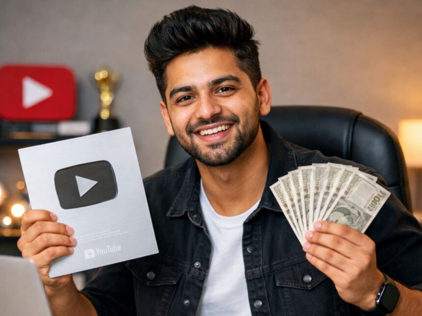 YouTube પરથી ક્યારે મળે છે સિલ્વર, ગોલ્ડન અને ડાયમંડ પ્લે બટન? જાણો કેવી રીતે અને કેટલી થાય છે કમાણી 1 YouTube Channel