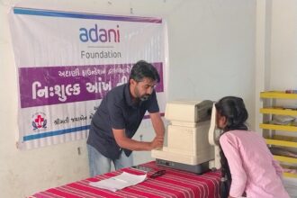 eye camp organized by Adani Foundation Dahej 2